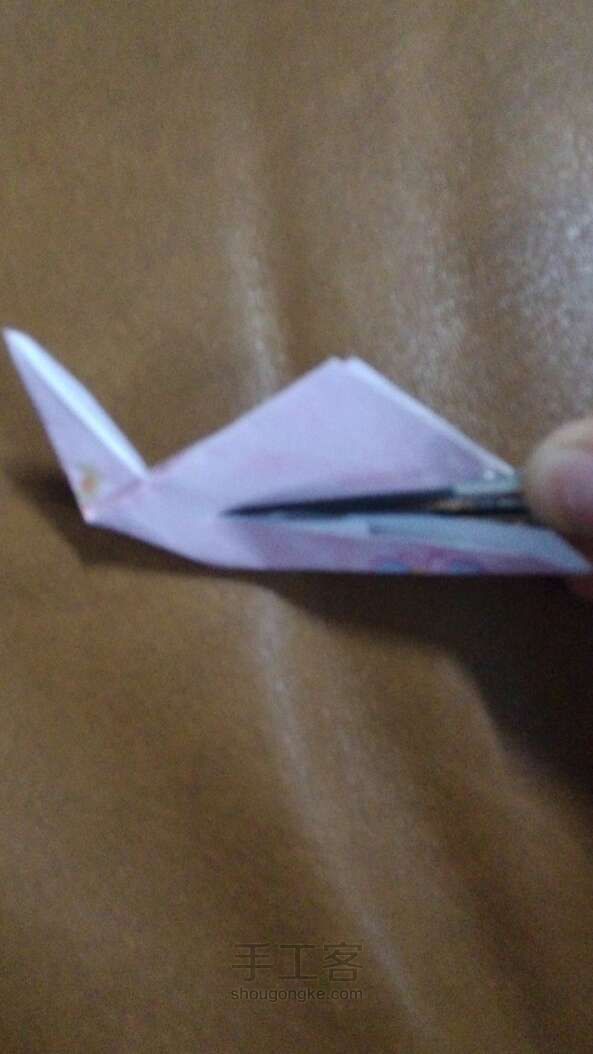 天鹅折纸方法 第6步