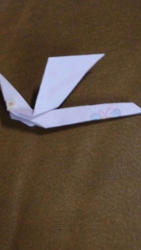 天鹅折纸方法 第10步