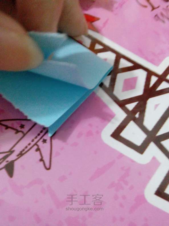唯美仙桃折纸教程 第5步
