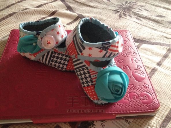 布艺婴儿鞋制作教程 第4步