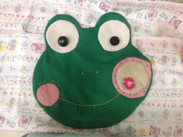 布艺青蛙枕制作教程 第9步