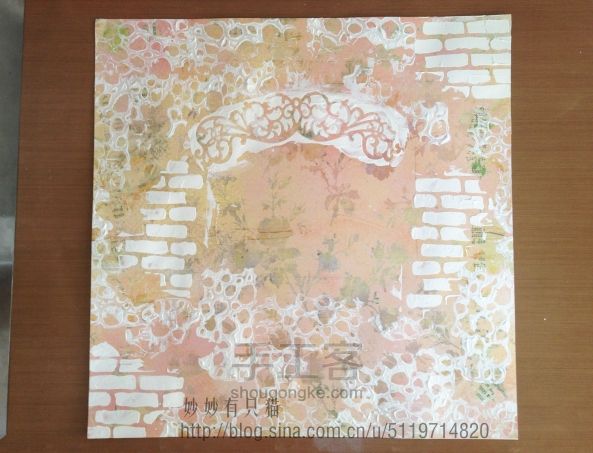 scrapbook手工DIY剪贴-花园里的春天  第5步