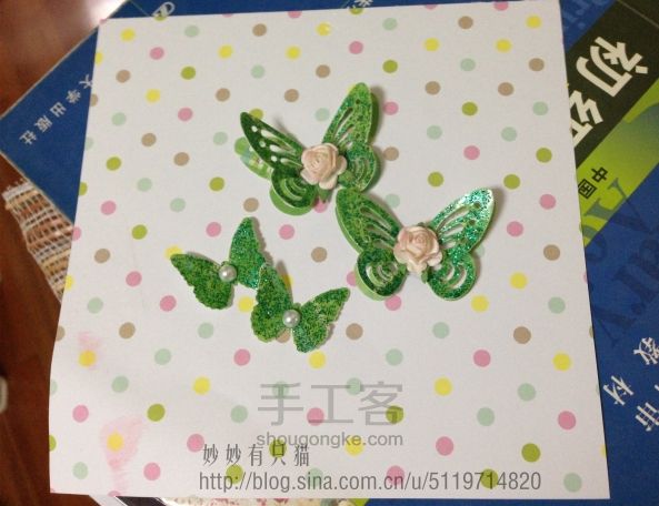 scrapbook手工DIY剪贴-花园里的春天  第9步