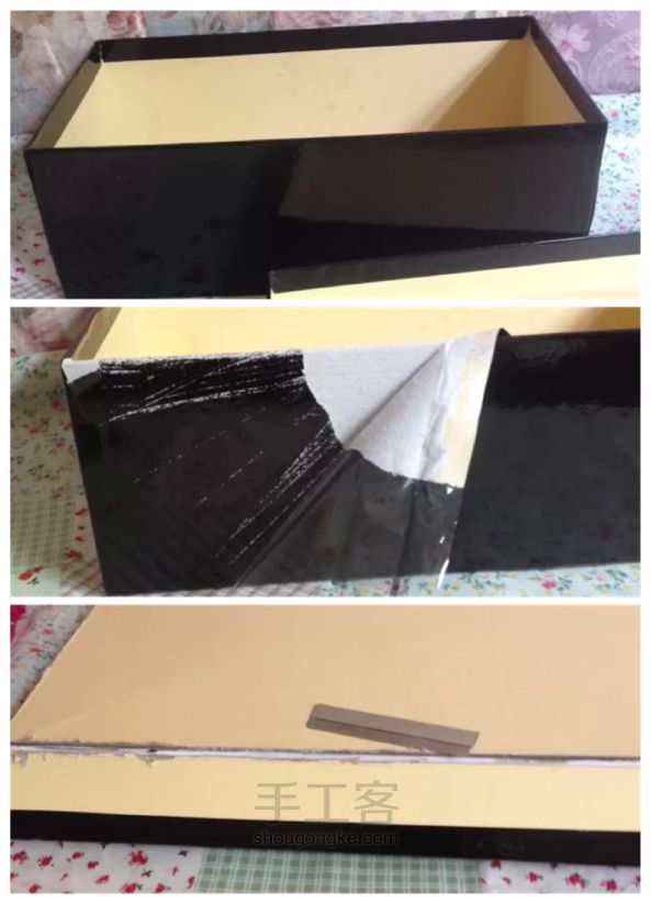 DIY法式布盒，针线盒制作方法 第8步