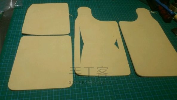 财布短钱夹DIY教程 第1步