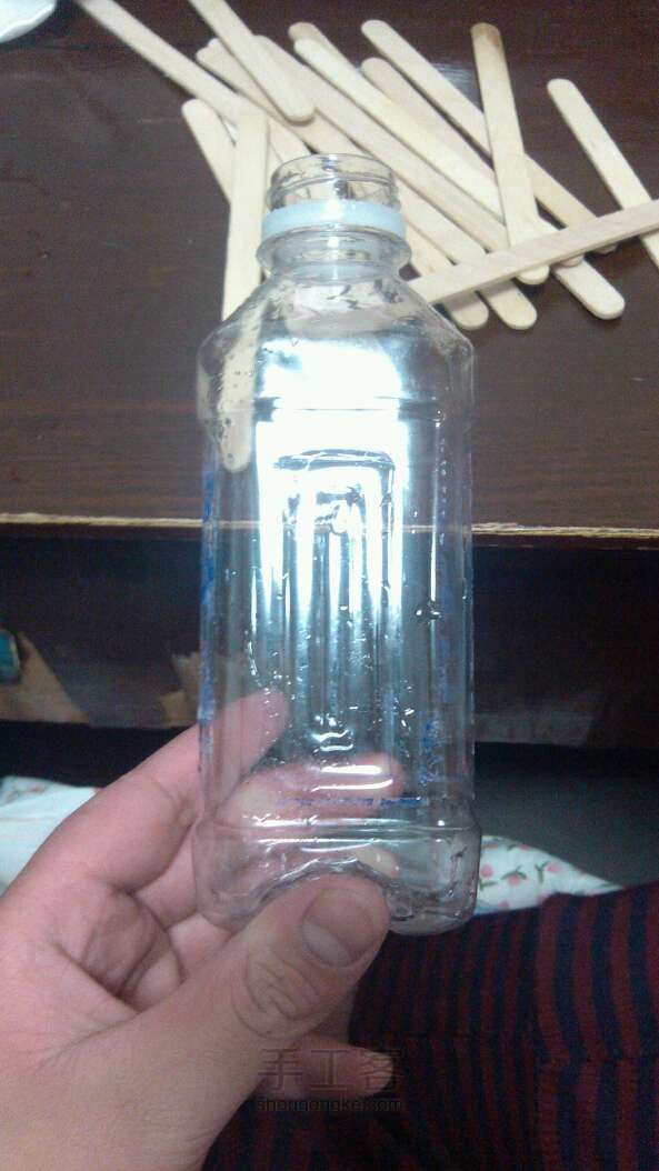 雪糕棍笔筒制作教程 第1步