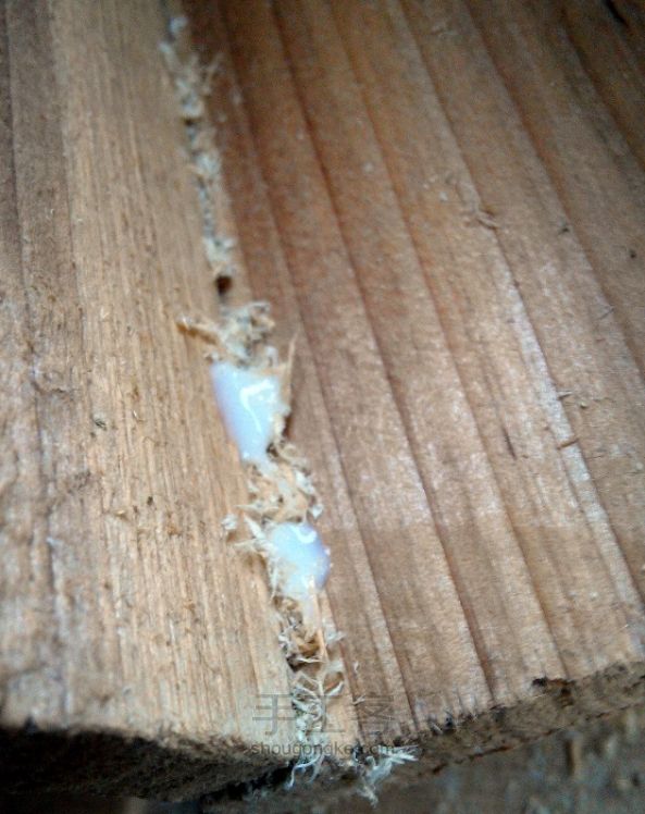 旧床板改造监狱兔木制花盆创意手工教程 第6步