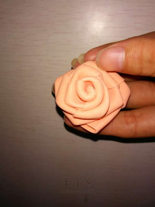 玫瑰花 折纸教程 第8步