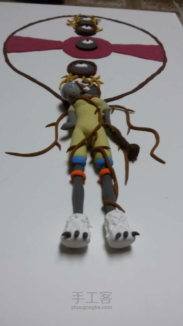 全美超轻粘土变革，牛x的装饰画 第4步