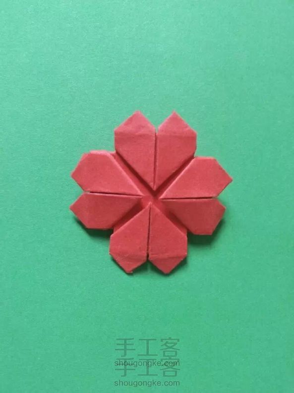 学《四叶草！改进折法》