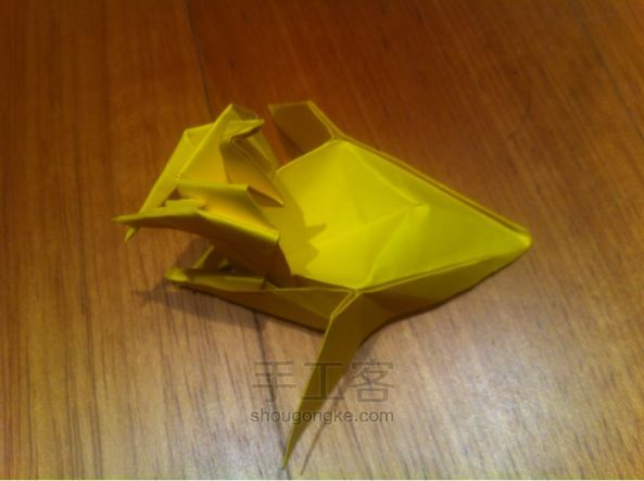 世界上最小的狗奇瓦瓦折纸制作教程 第53步