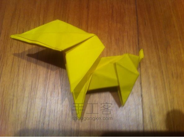 世界上最小的狗奇瓦瓦折纸制作教程 第62步