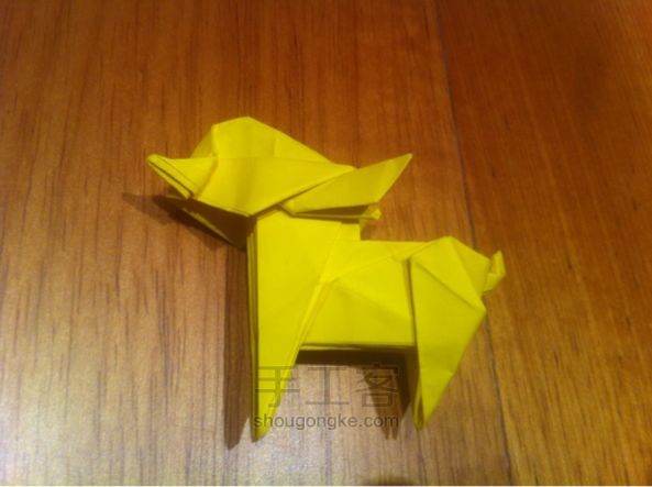 世界上最小的狗奇瓦瓦折纸制作教程 第65步
