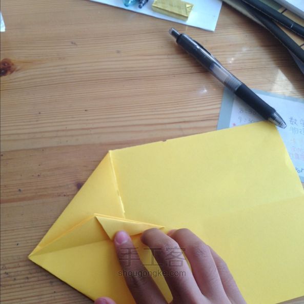 孔雀折纸教程 第8步