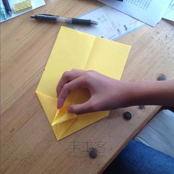 孔雀折纸教程 第10步