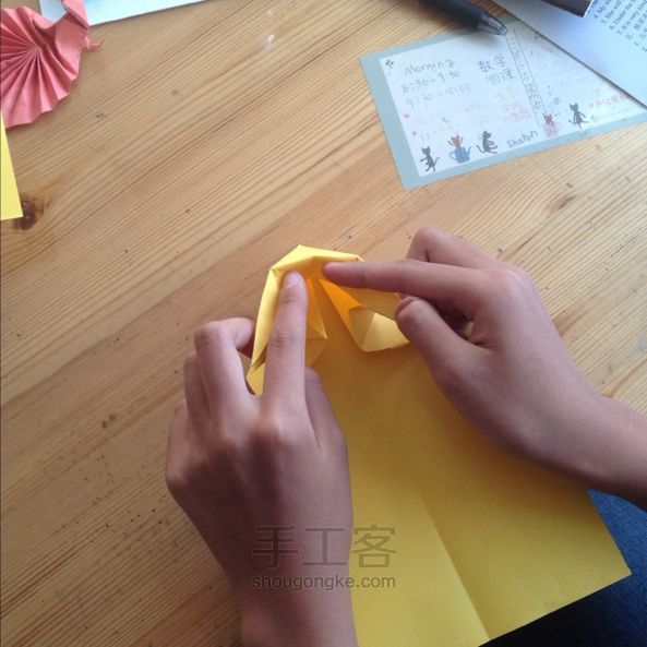 孔雀折纸教程 第15步