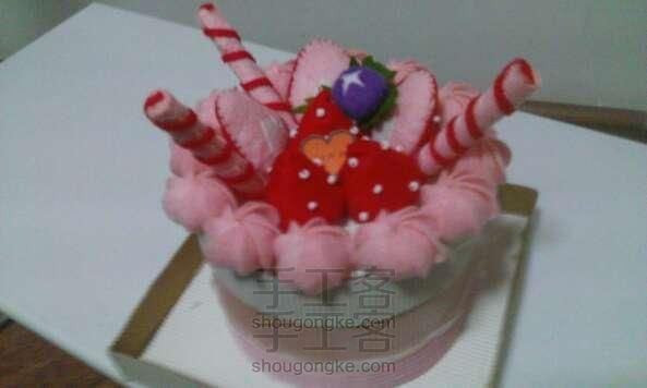 不织布蛋糕收纳盒