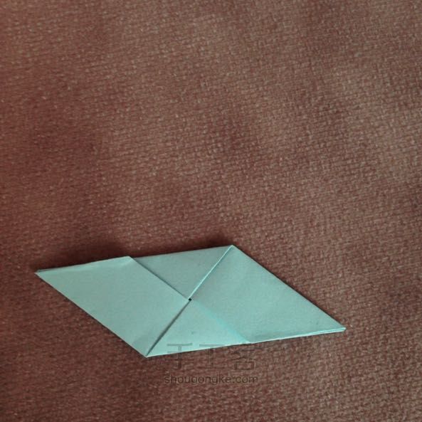 组合折纸，圆部式基本制作 第8步