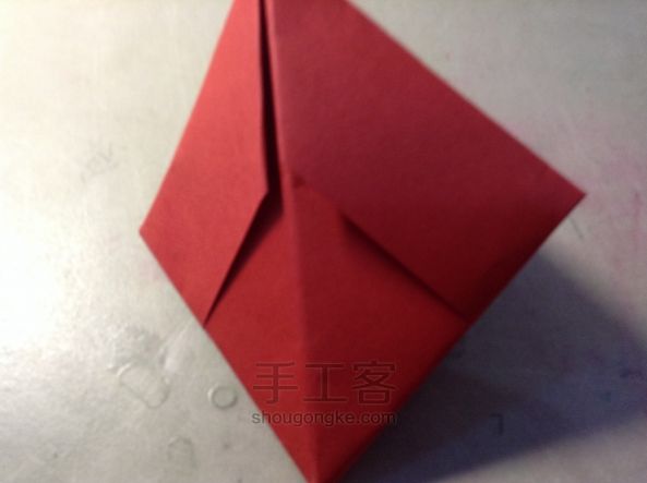 简单钻石折纸---玖妹 第13步