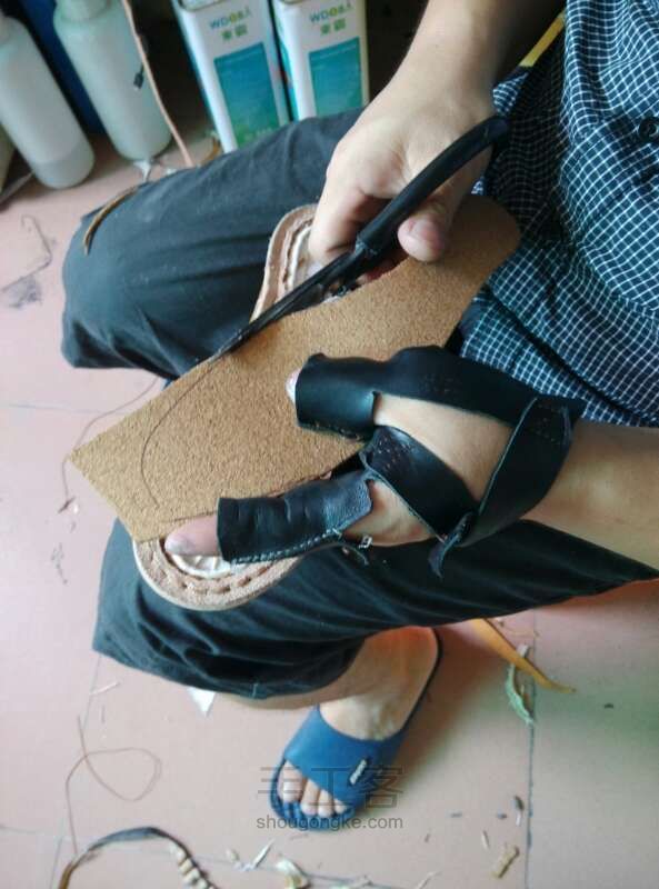 私人定制，手工鞋靴子制作教程 第24步