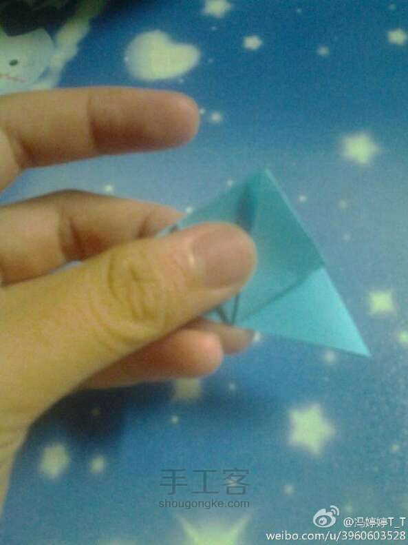超简单的折纸蝴蝶教程 第5步