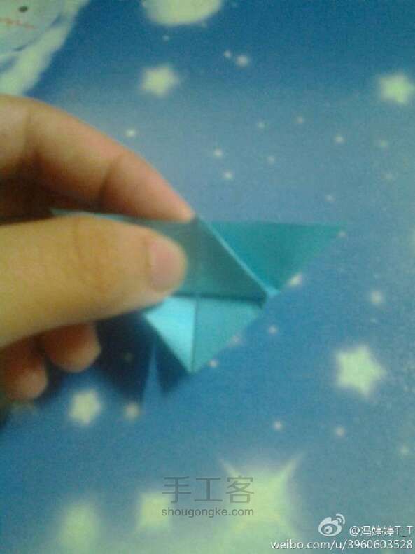 超简单的折纸蝴蝶教程 第6步