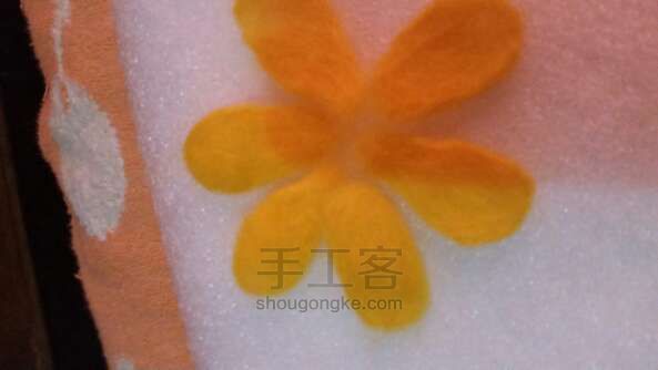 羊毛毡小试 第3步