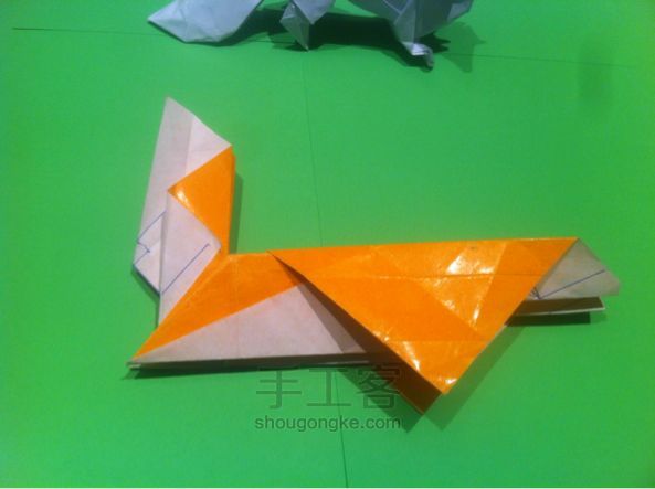 【狡猾的狐狸折纸】手工制作教程（二） 第1步