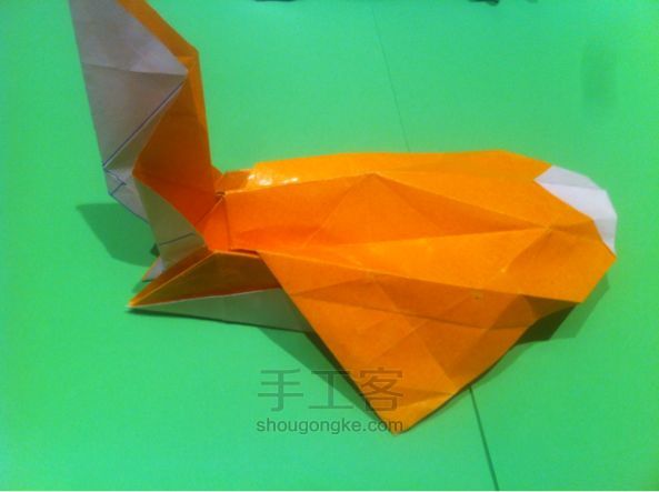 【狡猾的狐狸折纸】手工制作教程（二） 第3步