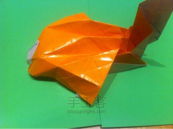 【狡猾的狐狸折纸】手工制作教程（二） 第10步