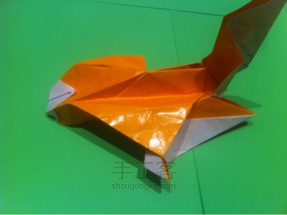 【狡猾的狐狸折纸】手工制作教程（二） 第13步