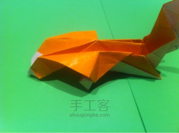 【狡猾的狐狸折纸】手工制作教程（二） 第14步