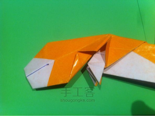 【狡猾的狐狸折纸】手工制作教程（二） 第19步
