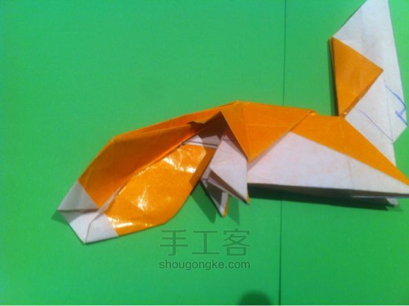 【狡猾的狐狸折纸】手工制作教程（二） 第30步