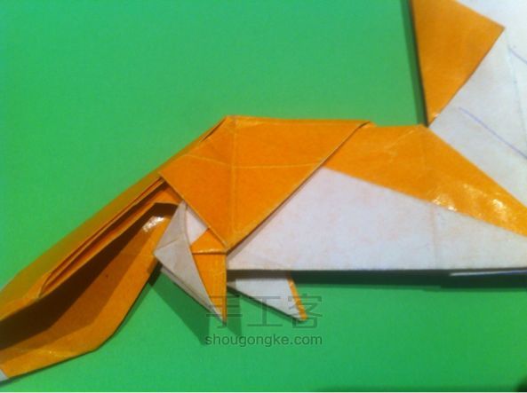 【狡猾的狐狸折纸】手工制作教程（二） 第48步