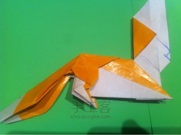【狡猾的狐狸折纸】手工制作教程（二） 第49步