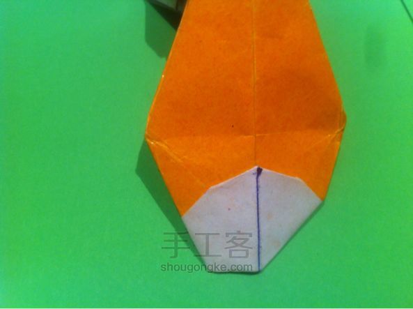 【狡猾的狐狸折纸】手工制作教程（二） 第53步