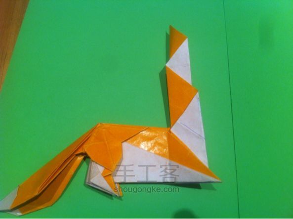 【狡猾的狐狸折纸】手工制作教程（二） 第60步