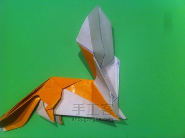 【狡猾的狐狸折纸】手工制作教程（二） 第61步