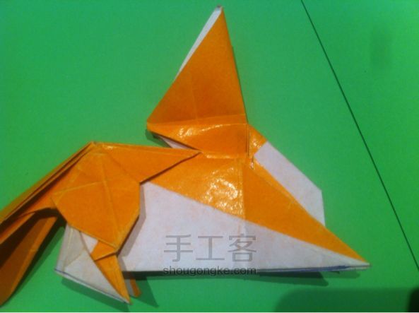 【狡猾的狐狸折纸】手工制作教程（二） 第65步