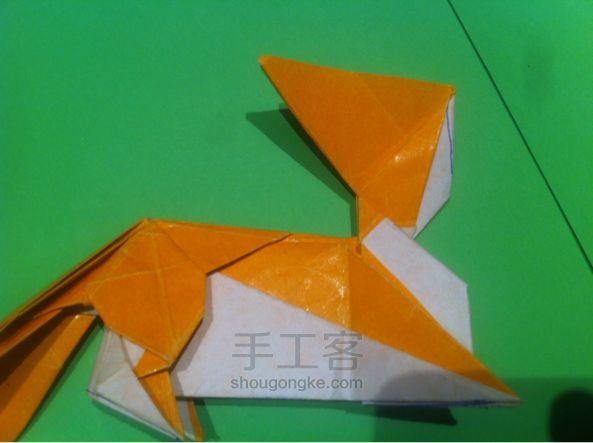 【狡猾的狐狸折纸】手工制作教程（二） 第67步