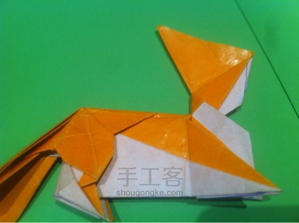 【狡猾的狐狸折纸】手工制作教程（二） 第68步