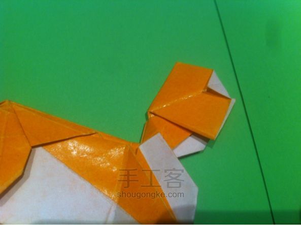 【狡猾的狐狸折纸】手工制作教程（二） 第70步