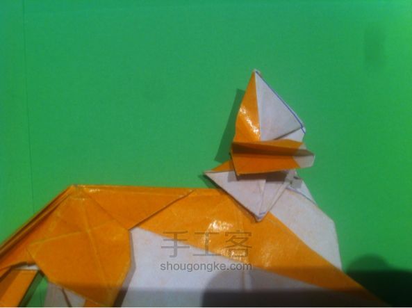 【狡猾的狐狸折纸】手工制作教程（二） 第80步
