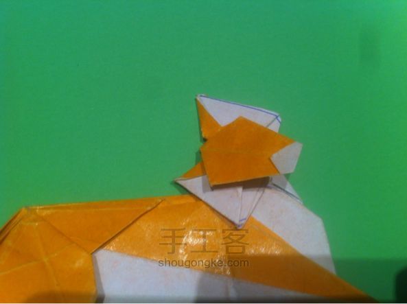 【狡猾的狐狸折纸】手工制作教程（二） 第81步