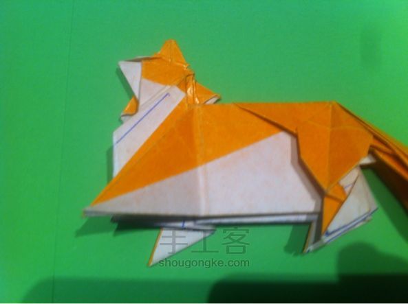 【狡猾的狐狸折纸】手工制作教程（二） 第90步