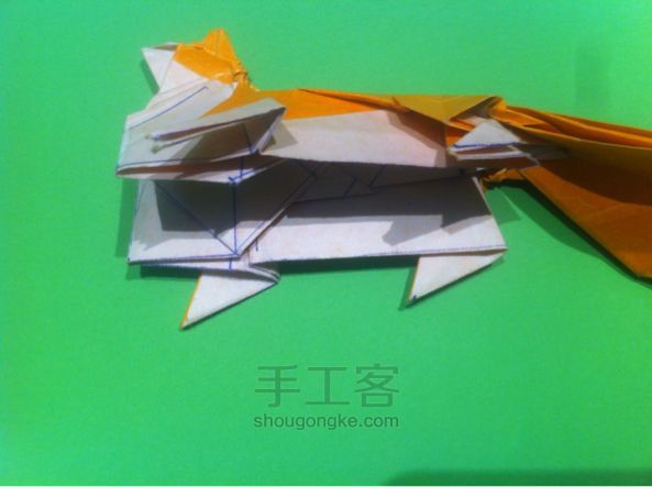 【狡猾的狐狸折纸】手工制作教程（二） 第93步