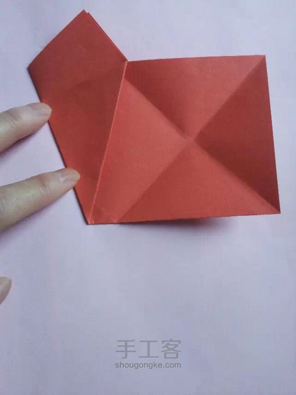 早开了的红木棉 折纸教程 第7步