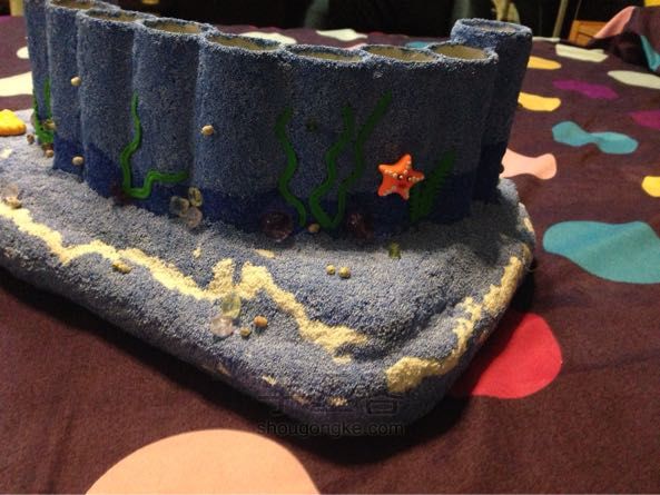 海洋世界粘土珍珠泥之儿童玩具筒制作教程 第16步