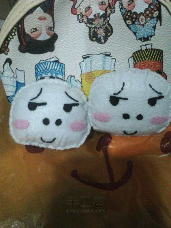 表情君不织布 第1步